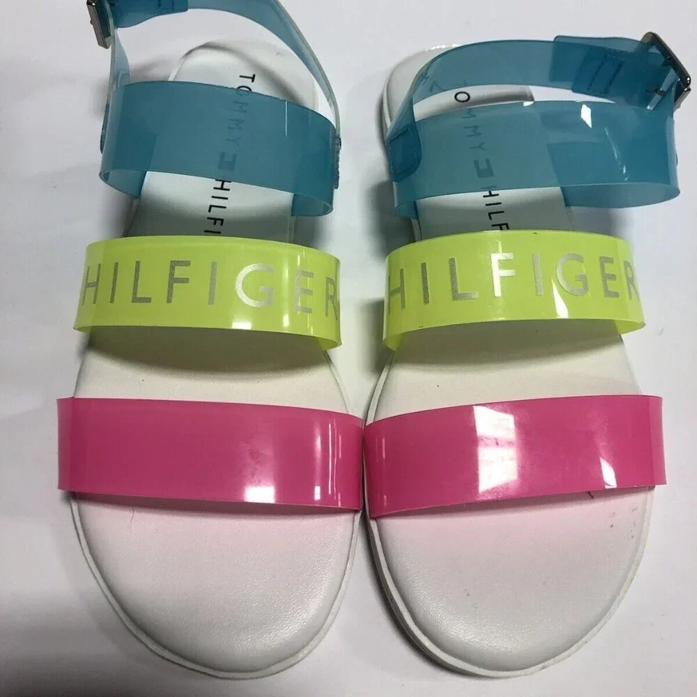 Tommy Hilfiger Big Kids' Ralana II Sandal Multi, Girls' Size 2 M